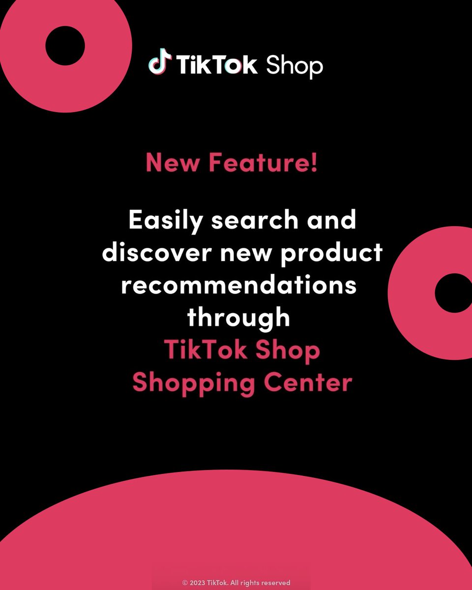 japonsar's tweet photo. #SocialCommerce | Novedades de TikTok Shop:

✅ Categorías de productos.
✅ Productos destacados por hábitos e intereses de los usuarios mientras usan la plataforma.
✅ Carrusel con ofertas flash.
✅ Información de compra del usuario: pedidos, dirección...

#TikTok #SocialMedia https://t.co/JBqh9lPZ1l