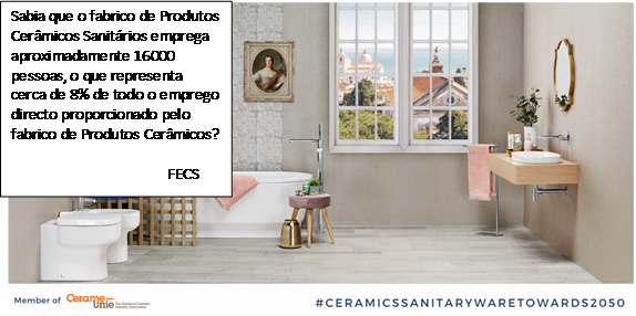 APICERCeramics's tweet photo. Na Europa, quantos trabalhos acha que o fabrico de produtos sanitários cerâmicos proporciona?
Descubra abaixo
#Ceramicsanitarywaretowards2050 https://t.co/5V2RAGIVce