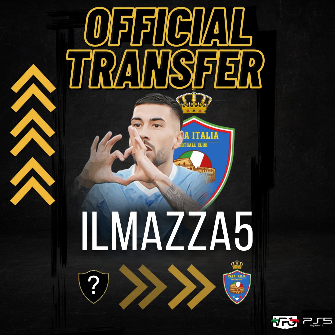 È ARRIVATO IL MOMENTO DELLE PRESENTAZIONI UFFICIALI! 

Dedizione, educazione e tanto spirito di squadra <a href="/ilmazza5/">🔥⚽️Ilmazza5⚽️🔥</a> è il nostro ESTERNO 😙😜

@ThisIsProClubRT @RetweetProclub <a href="/KickOff_ProClub/">Kick-Off</a> <a href="/vGamesRT/">vGamesRT 🔄</a> <a href="/pctransfermarkt/">🇮🇹 PRO CLUBS TRANSFERMARKT🔍</a> @rtProClubPS5 <a href="/tanadelproclub/">La Tana del ProClub</a> @RT_NoLimits <a href="/Freeagent_PS/">Pro Clubs Free Agency</a>