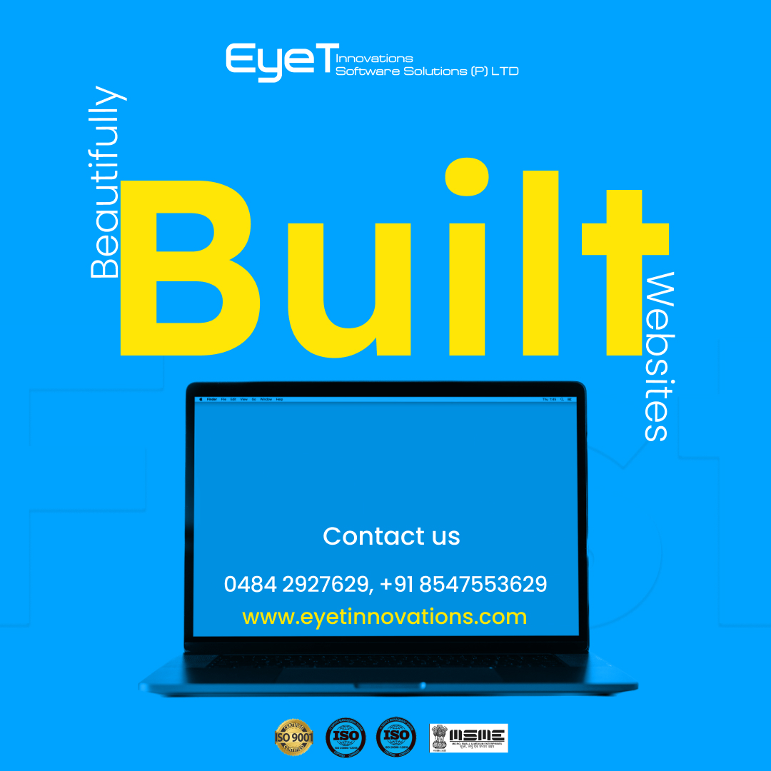 EyetGlobal's tweet photo. Create beautifully crafted websites with EyeT Innovations using the latest and innovative UI/UX.
For more information visit https://t.co/WsSPclP2bu
#Website #WebDevelopment #HTML #CSS #UI #UX #Wordpress #WebApplication https://t.co/DPoMUb4pFg
