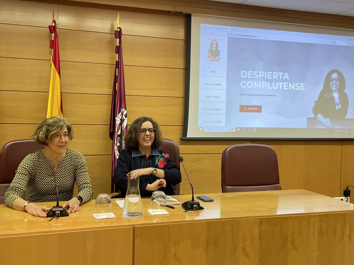 DespiertaComplu's tweet photo. Charlando con los compañeros de @quimicasUCM. Seguimos aprendiendo con cada visita. Muchas gracias por sumar ➕👏🏼 y a los decanos y decanas (hoy ambas) por recibirnos en sus casas.
#DespiertaComplutense #MatildeCarlonRectora https://t.co/Fxo1c5hyNB