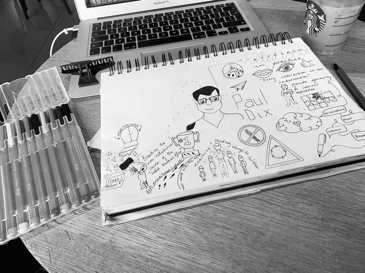 Miss_LThomas's tweet image. #journaling 

A little @pauldixtweets research for my @CSCJES #NQT inquiry

Even in a busy coffee shop inquiry keeps my brain calm! Doodle notes are my favourite ✍🏼