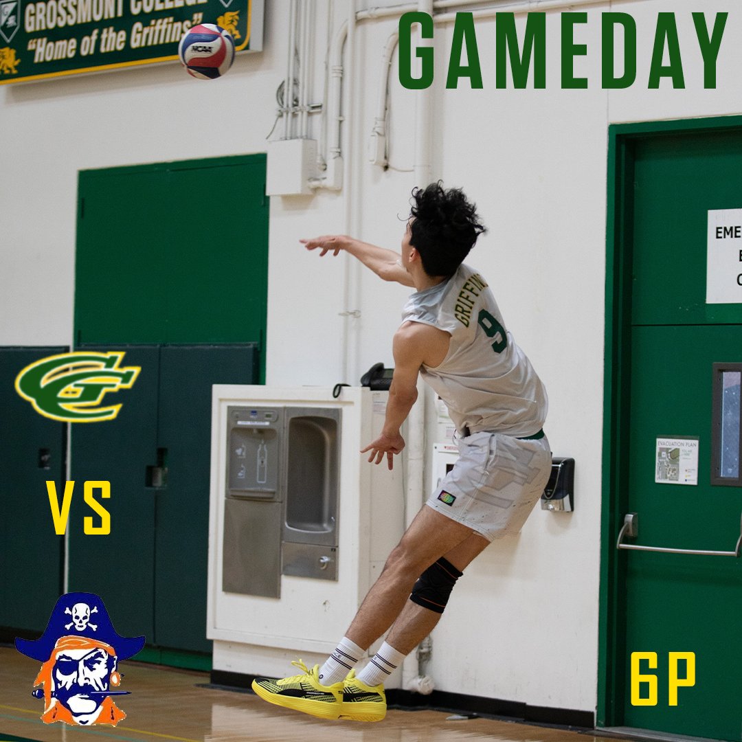 gcghouse's tweet photo. The Grossmont Men's Volleyball team plays host to @OCCathletics tonight in the Griffin Arena.  Come cheer on the team in the dry Griffin Arena!  #OECvPCAC #PCACmvb #CCCAAmvb #ThisIsGrossmont #TheGCGriffins https://t.co/5Ht95SMifc