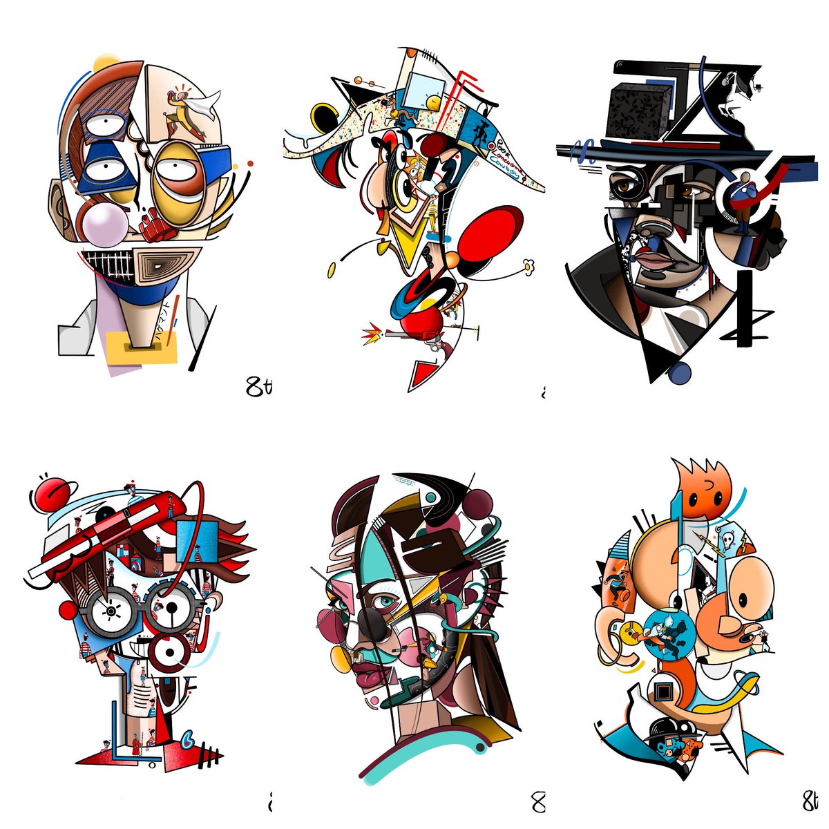 Available Geo portraits ✅:

Do you have the 6 names of these characters?
LINK 👇