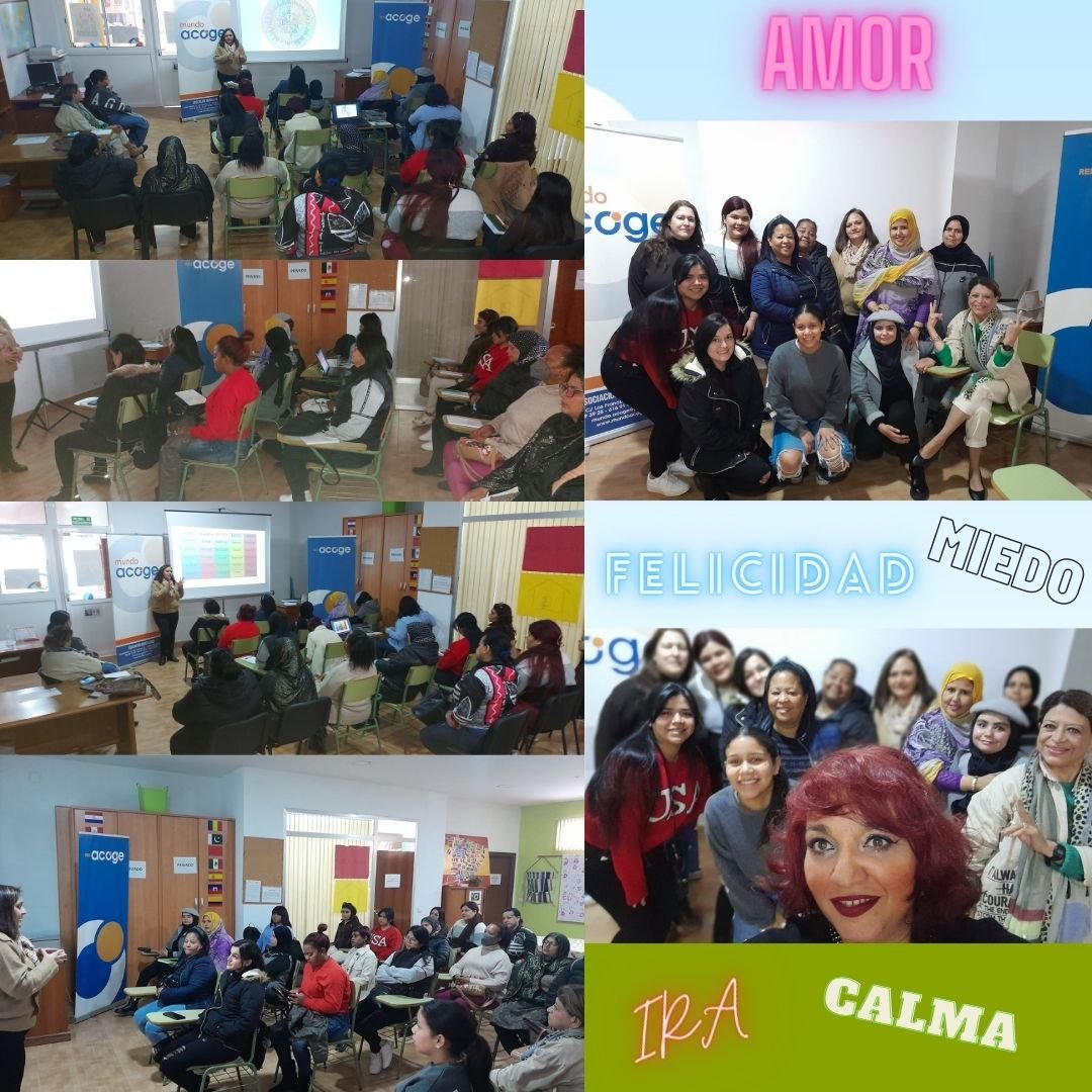 AcogeMundo's tweet photo. 🌈 Maravilloso taller impartido ayer en la Sede de Mundo Acoge "El poder de las Emociones".
Proyecto EMPODERA subvencionado por la CISJFeI con cargo a la asignación del 0,7% del IRPF
#redacoge #cordobaacoge #asociaciónmarroquíparalaintegracióndeinmigrantes #sevillaacoge https://t.co/OO6CnoxCG2
