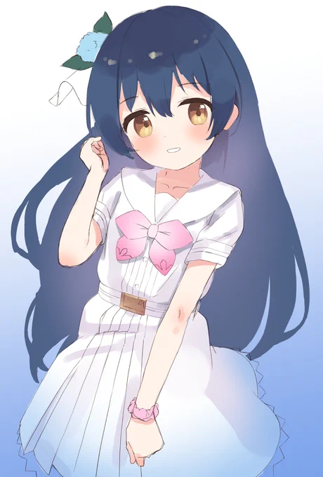 海未誕ラフです 