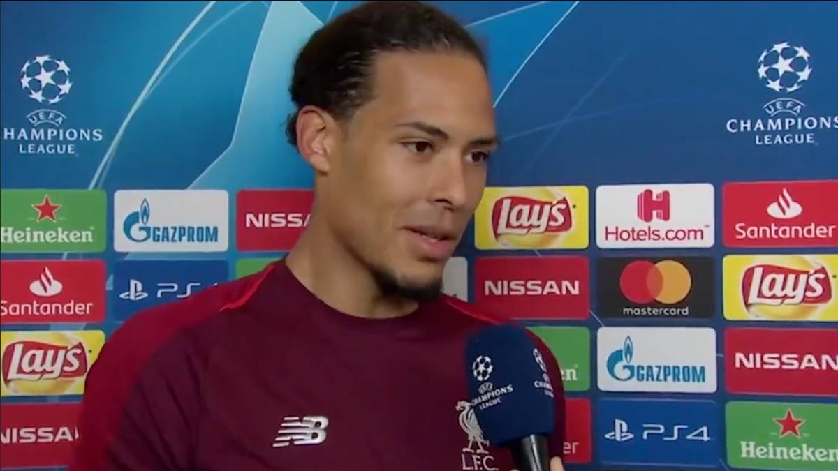 Mario___RM's tweet photo. Periodista: "¿Que ha pasado?

Van Dijk: "Que hemos jugado contra el Real Madrid" https://t.co/wt17QD3PlK