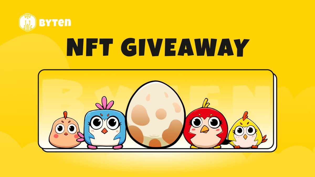 dudrms606's tweet photo. 🔥Byten X Cryptoschool GIVEAWAY🔥

🐦 New #BCG on #Aptos
🐦 Including tweet/social/knowledge to earn
🐦 All your activities on social media can de rewarded

🏆Byten NFT × 10 (#Airdrop)
✅ How to
1. Like&amp;RT
2. Follow @BytenOfficial @dudrms606

⏰ 2.22~2.25
#NFTGiveaway #NFT #Byten https://t.co/yWX4ZTKhAz