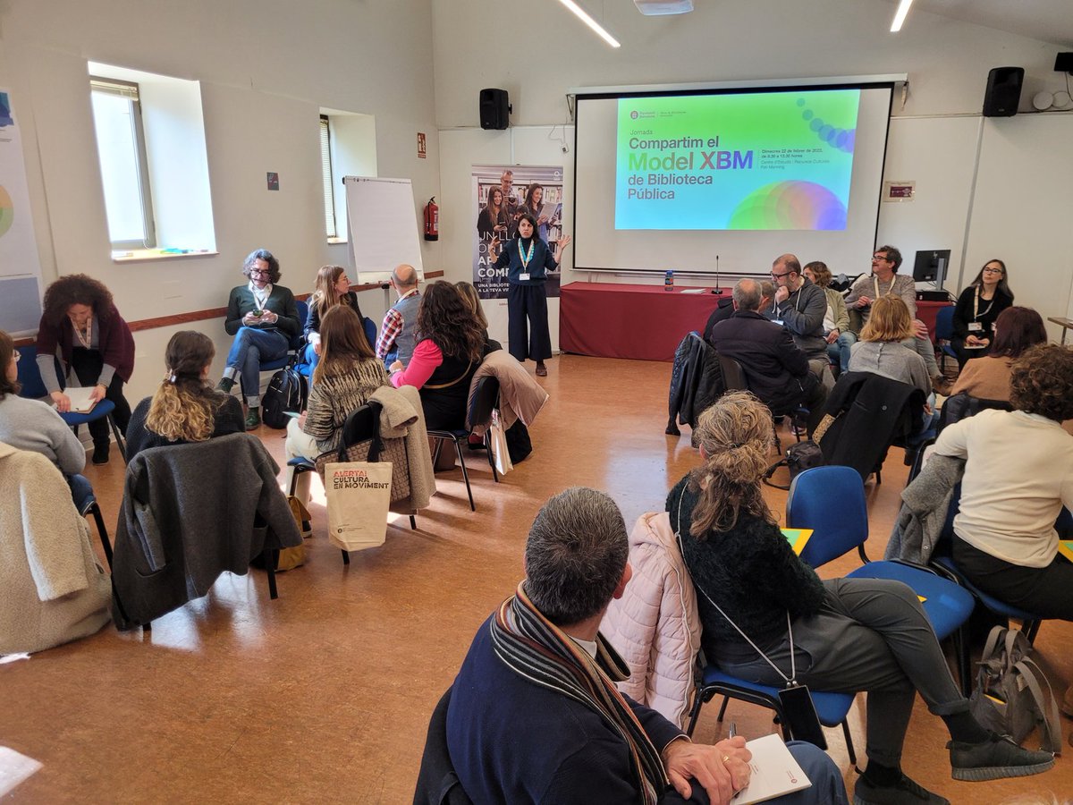 bibliotequesXBM's tweet photo. Comencem la dinàmica que permetrà aprofundir en el #ModelXBM de biblioteca pública i compartir idees i reflexions entre els diferents municipis participants. https://t.co/Cou7ioNtNw