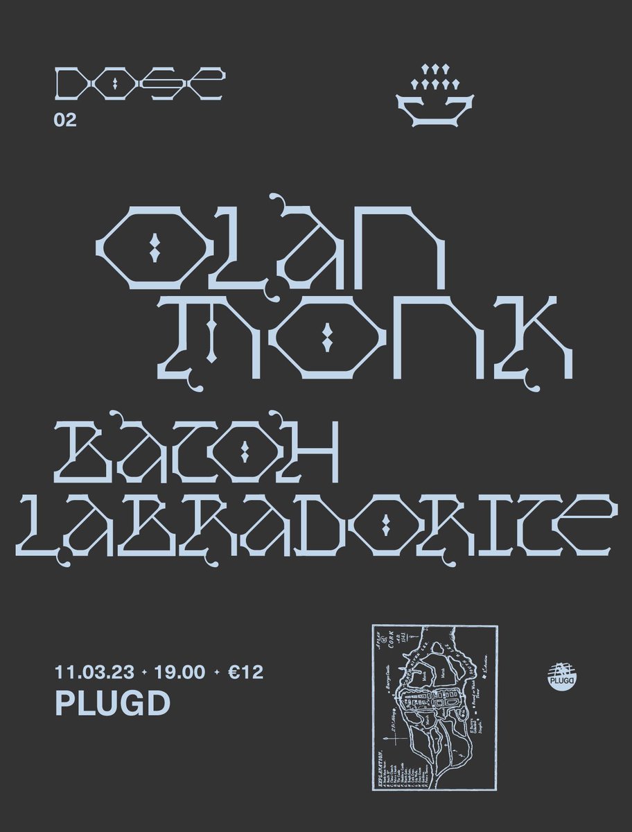 DOSE
02 

<a href="/olanmonk/">OLAN MONK</a> + Batho Labradorite 🕯

<a href="/plugdrecords/">plugdrecords</a> 💧

7PM 
11.03.23 

Very limited cap grab tix while you can x

Mel Keane on the stunning design 💗