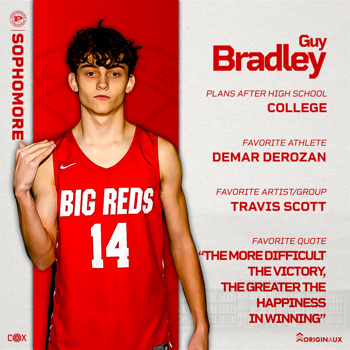 Sophomore Spotlight - Guy Bradley
#GiveEverything