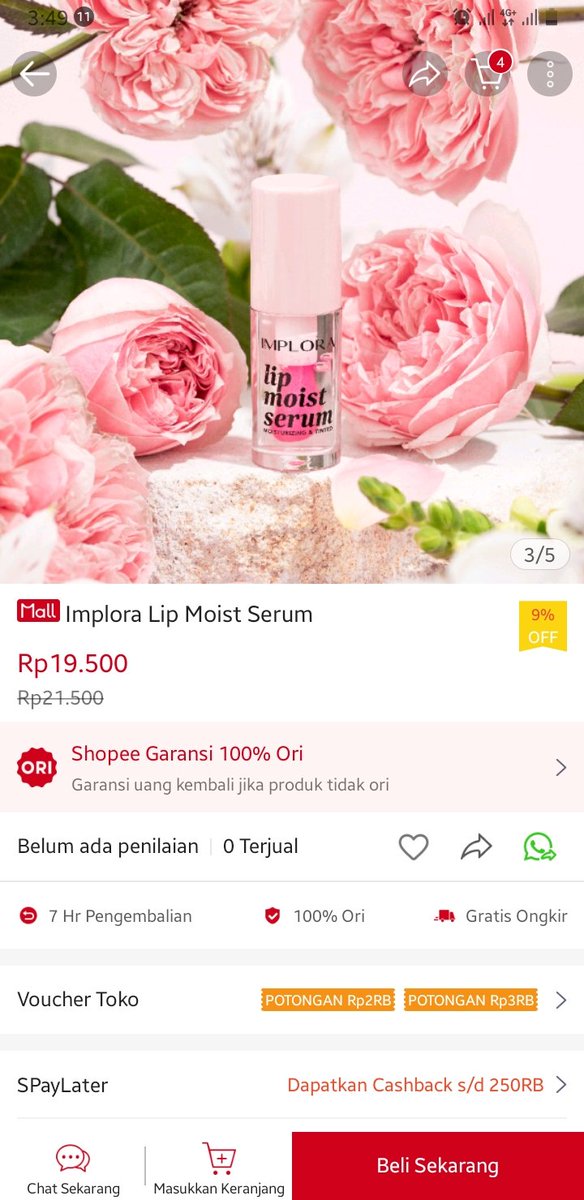 Sundailye's tweet photo. Siapa yang punya bibir kering? Cung angkat tangan☝️ ini aku bawa solusinya LIP DUO dari Implora, produk ini yang bantu ngelembapin bibir supaya tetap sehat. Sung cekout guys https://t.co/Sh4IDiKS8G