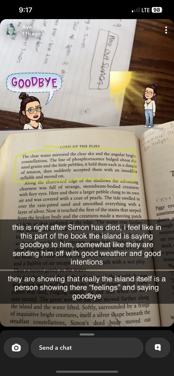 msheathercull's tweet image. #BookSnaps on LOTF. So proud of these students! @NLESDCA @SJAjags