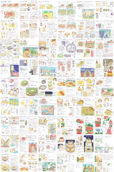 『こた展』には絵本2冊分のアイデアノートも持っていく予定です絵本になるまでの原石をぜひ見てほしいです。 