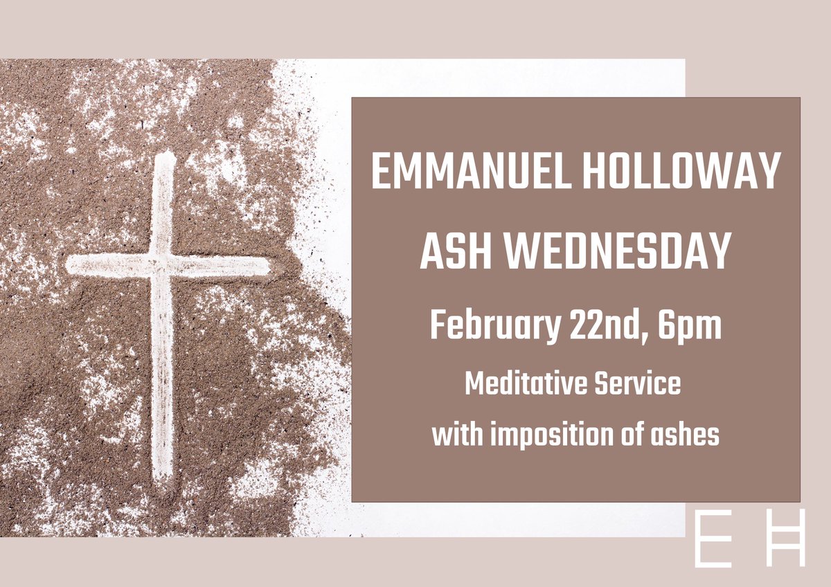 N7_Emmanuel's tweet photo. Join us this evening as we mark the beginning of lent with our Ash Wednesday service. Meditative worship with ashing at 6pm. https://t.co/nXgrX0jFN7