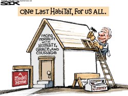 engagevotersus's tweet photo. Well done, @DaveGranlund @CagleCartoons
Jimmy Carter tribute by Dave Granlund, https://t.co/qBFROJB0DD
#EVUS #EngageVoters #Politics #POTUS39 https://t.co/OyvE9oe0D3