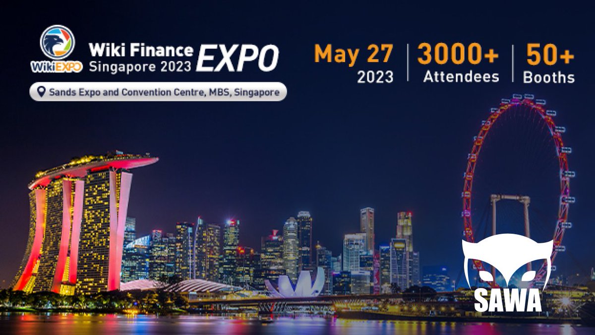 ✅We are  glad to support this wonderful event!
👏Welcome to participate in Wiki Finance EXPO World 2023, Singapore Station, organized by our partner WikiExpo.
See you there!🔥
🔗Sign up for free here and join the grand day on May 27th:
lnkd.in/g8UcjnTu
#finance #singapore