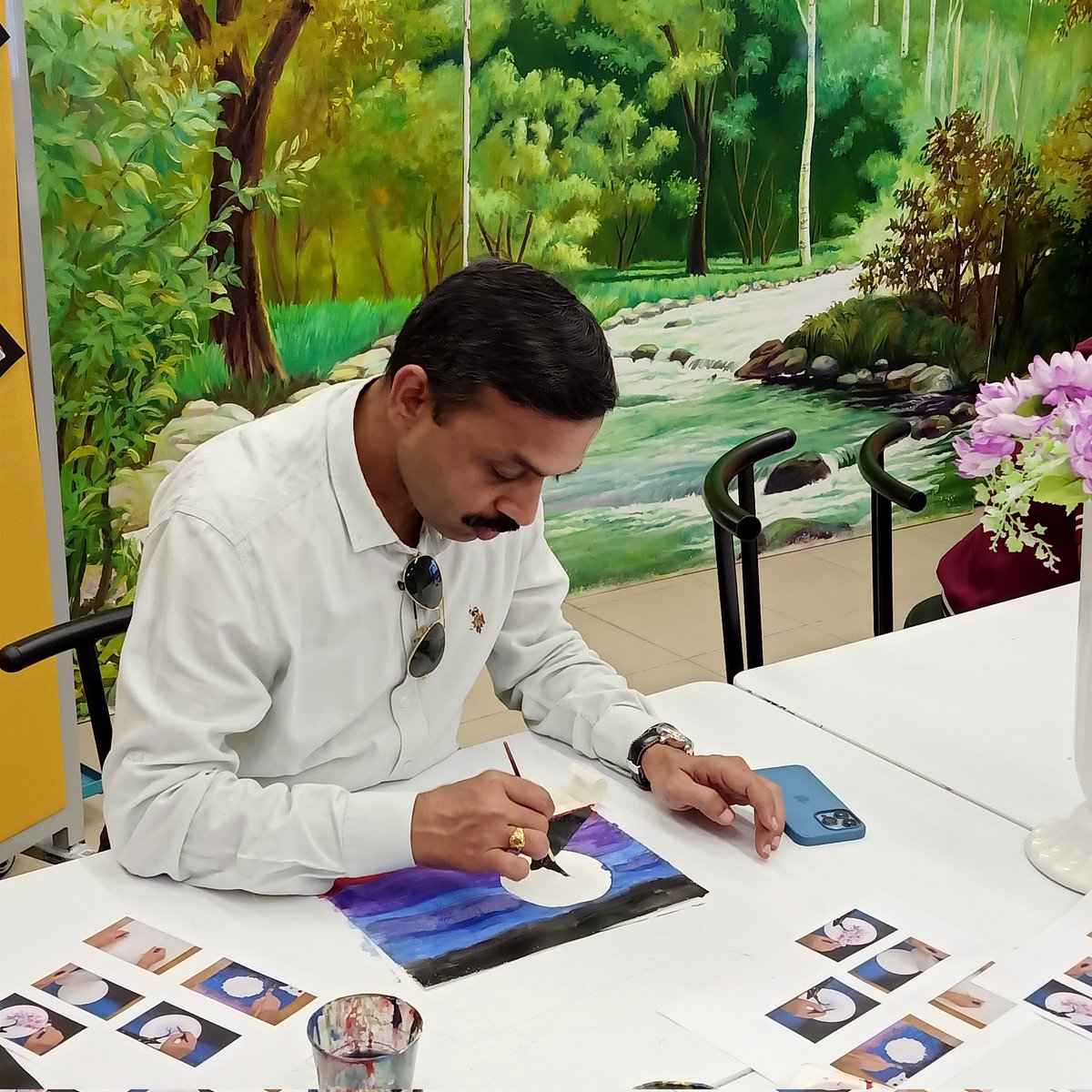 sumitavamaity's tweet photo. The most beautiful thing we can experience is the mystery.” – Albert Einstein
Great to see that parents are also taking part of Oil painting activity during Oil Painting PACT SHOWCASE.
@Fatima_Martin
@StellaLadislaus @Halz27444193 @NmsPact #PACTShowcase2023 https://t.co/9JxTUlyZOZ