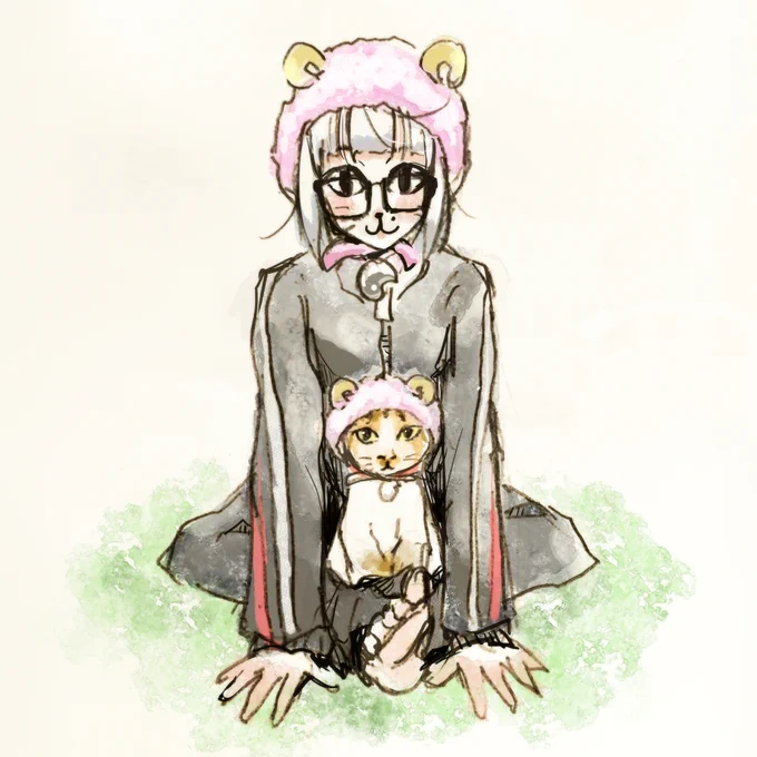 #猫の日 ということでまずは過去絵から!古いのは10年以上も前に… 