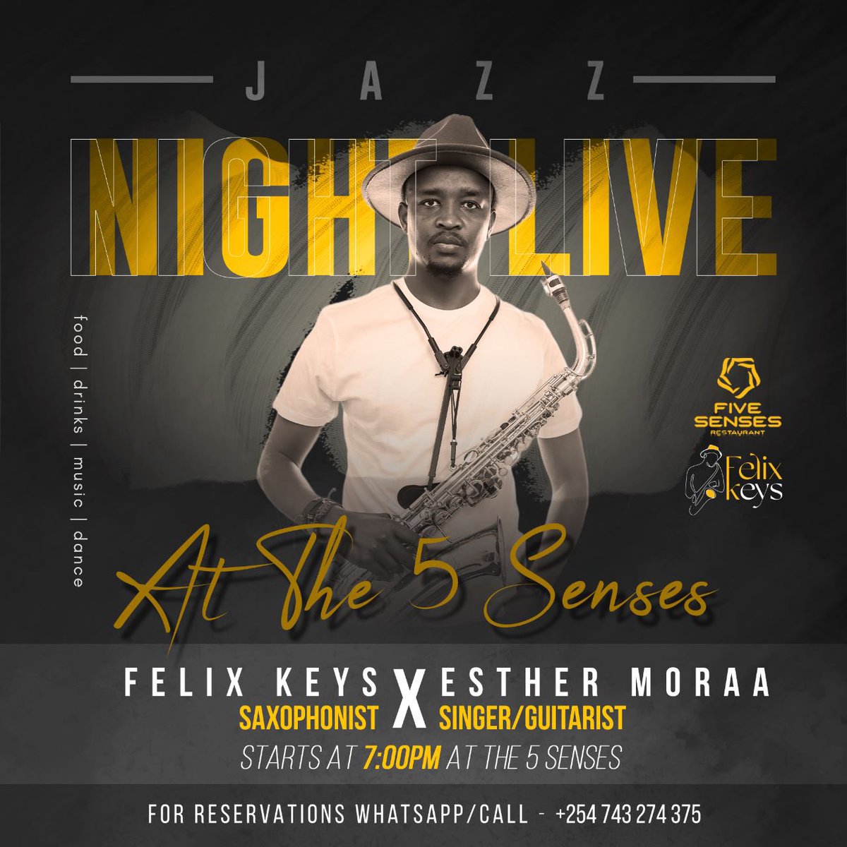 Have you been? 

Join us this Friday from 7pm and enjoy good food, good company and a live session from @felixkeys &amp; @i_am_esther_moraa . 
Bring a date 😉

For reservations call : 0743 274 375