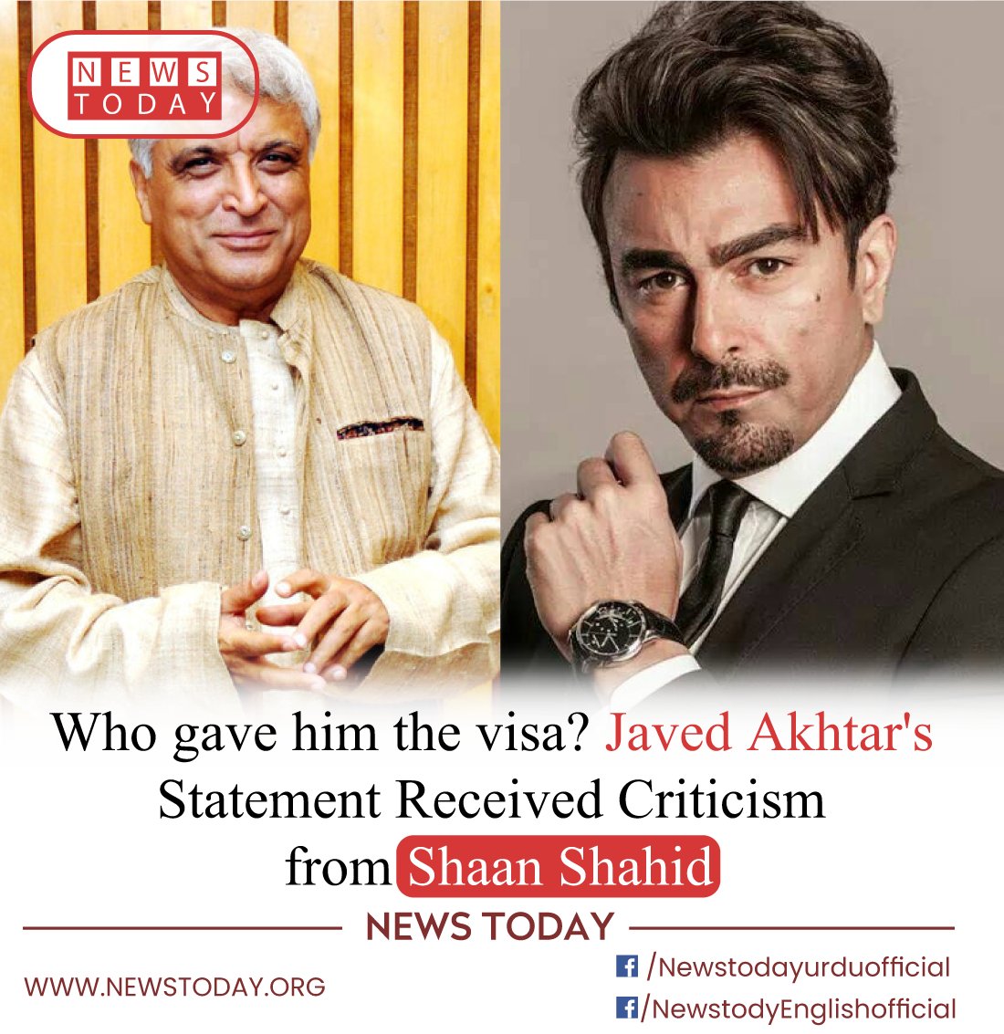 Javed Akhtar's speech at the Faiz Festival in Lahore was criticised by Faisal Qureshi, Shaan Shahid, and other Pakistani actors and social media users.

Visit Now

newstoday.org/who-gave-him-t…

#newstoday #Breakingnews #javedakhtar #ShaanShahid #Shaan #socialmedia #pakistaniactors