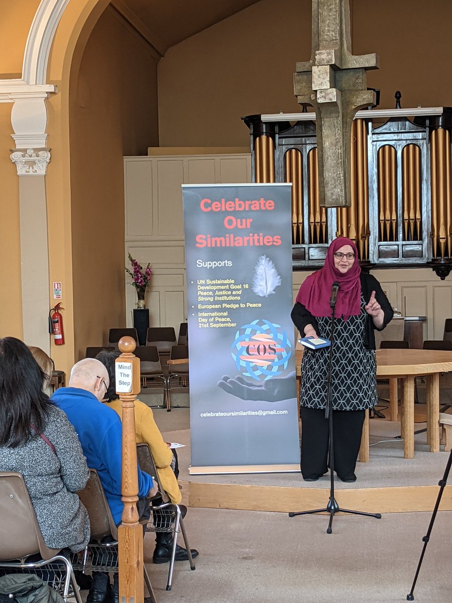 CSimilarities's tweet image. Nazira from Public Health @LeicsCountyHall talks about the community champions that help support our community.