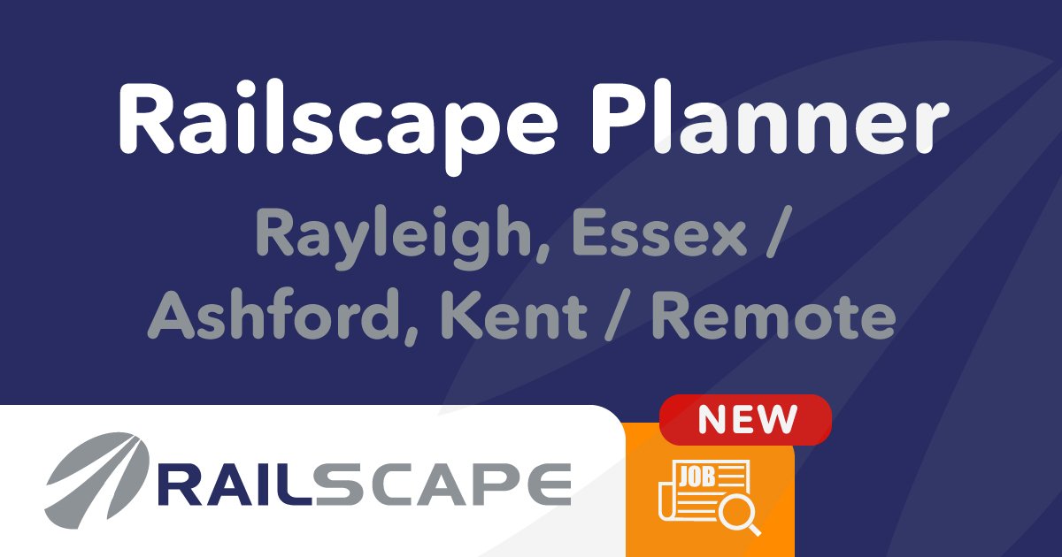 Have you considered becoming a Possession Planner or looking for your next opportunity?

Are you familiar with the Southern Network Rail route and have extensive track experience?

Read more here: bit.ly/3krH3JI

#jobvacancies #newjob #railwayplanner #essexjobs #kentjobs