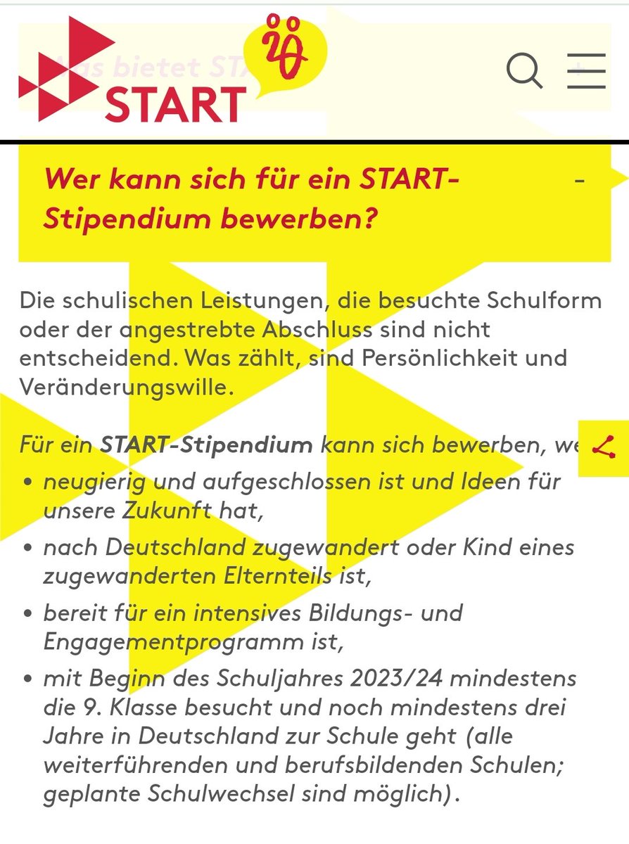 EngfoeLe's tweet photo. START-Stipendium: Jugendliche mit #Migrationsbezug können sich für das Schüler*innen-Stipendium der #START-Stiftung bewerben. Bewerbungsschluss: 16.3.2023
https://t.co/mckIMvVydp #chancengerechtigkeit https://t.co/Uq8u0kDtZZ