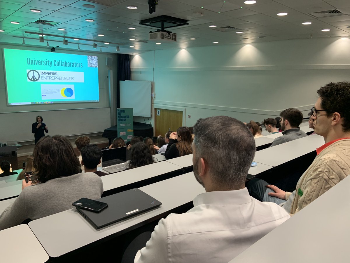 GTechpreneur's tweet photo. 💥 It was amazing to attend @imperialcollege  Business School's climatetech pre-accelerator event yesterday and meet some of the students starting out on their entrepreneurial journey.

We'll be publishing an interview with the pre-accelerator co-founders this Friday! https://t.co/55D4SH9sDw