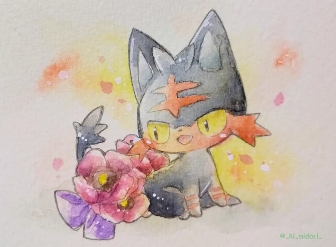 ポケモンで猫の日描けなかったから過去絵を… 