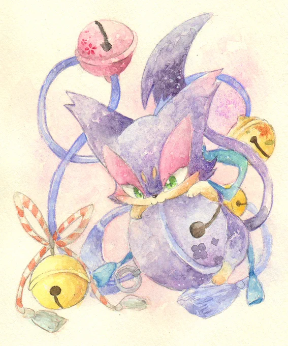 ポケモンで猫の日描けなかったから過去絵を… 