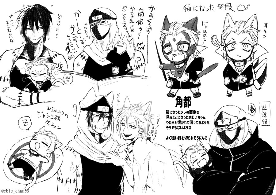 猫になった飛段 （角飛）