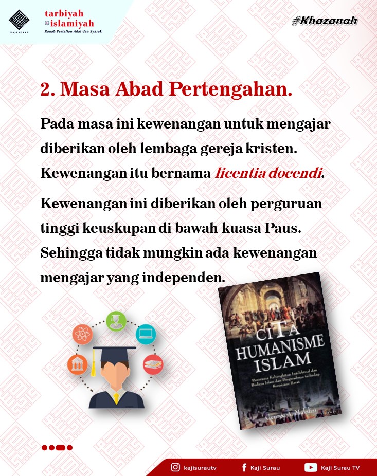 KajiSurau's tweet photo. Ternyata ini cikal bakal Gelar Doktor yang kita kenal hari ini.

#doktor #akademik #gelar #Islam https://t.co/vDEqnY2J56