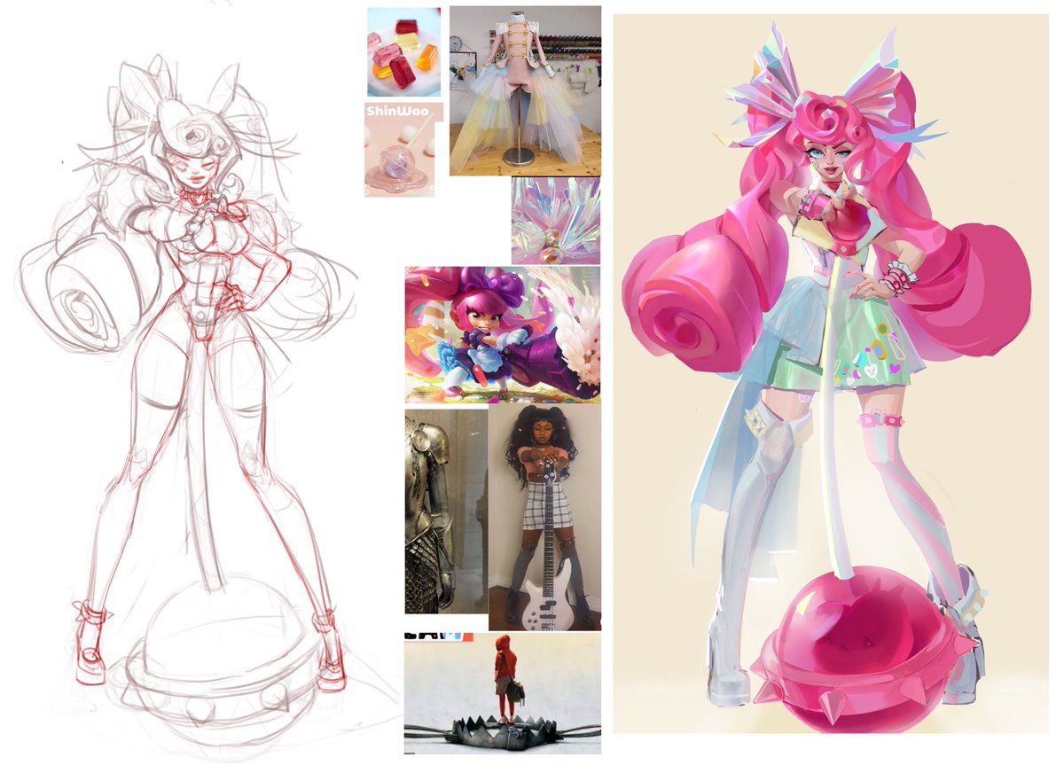 Slime_Shan's tweet photo. candy girl～ #characterdesign  #characterart https://t.co/M8RjjSN3k5