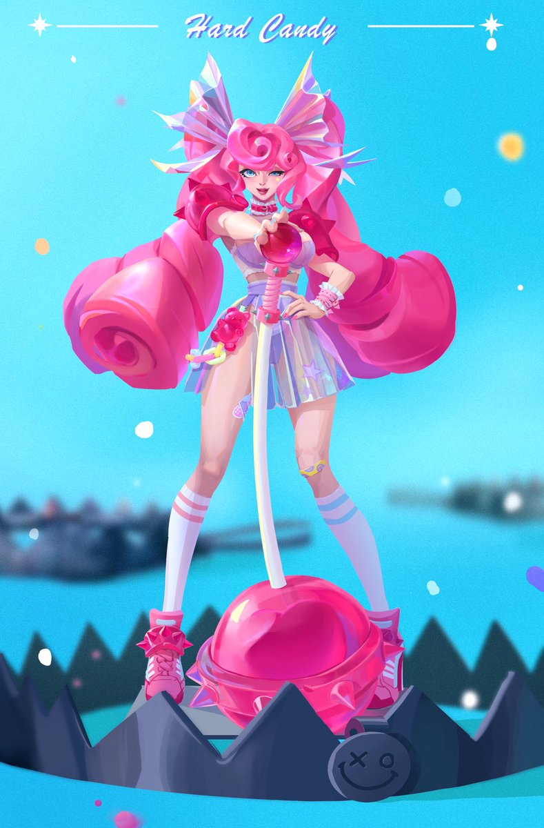 Slime_Shan's tweet photo. candy girl～ #characterdesign  #characterart https://t.co/M8RjjSN3k5