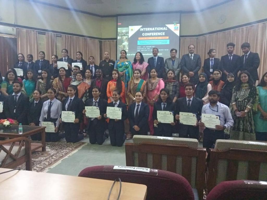 westerncomd_IA's tweet image. International Conference on Reinventing &amp;amp; Reimagining Education, Economy &amp;amp; Health in Post Pandemic Society was conducted by Army Institute of Education, Greater NOIDA. Prof (Dr) Mahesh Verma, VC, GGSIPU &amp;amp; #ChiefOfStaff #DelhiArea graced the event. 
#AWES
#IndianArmy
@adgpi