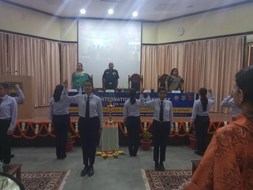 westerncomd_IA's tweet image. International Conference on Reinventing &amp;amp; Reimagining Education, Economy &amp;amp; Health in Post Pandemic Society was conducted by Army Institute of Education, Greater NOIDA. Prof (Dr) Mahesh Verma, VC, GGSIPU &amp;amp; #ChiefOfStaff #DelhiArea graced the event. 
#AWES
#IndianArmy
@adgpi