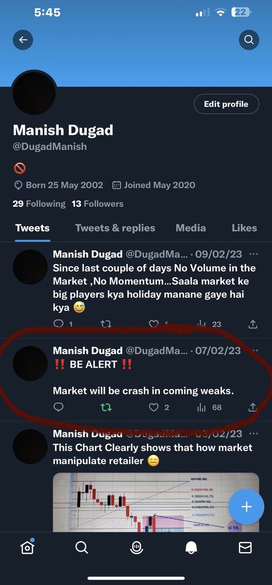 DugadManish's tweet photo. Today’s Market scenario….Picture perfect Isn’t it?….Told this thing a way before 📉 https://t.co/16tQIMPAov