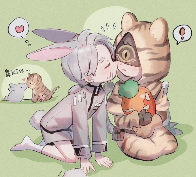 ⚠️ほぼ納占 ケモ耳
ネコチャン再掲🐈💕
トラチャン…?いやネコチャン!!!!!! 