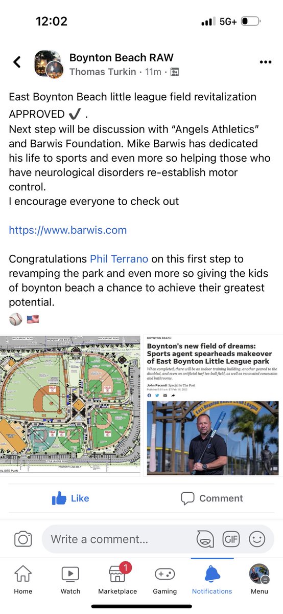 sportsagentphil's tweet photo. Woke up Blessed, Greatful and so excited to make this dream a reality for every kid, athlete & individual who wants to follow the same dream that today I am living! Lets go Boynton Bch East Boynton Little League and Barwis Methods!!! #wedidit #boyntonbeach #ebll #barwis #blessed https://t.co/XC0NhoVtDM