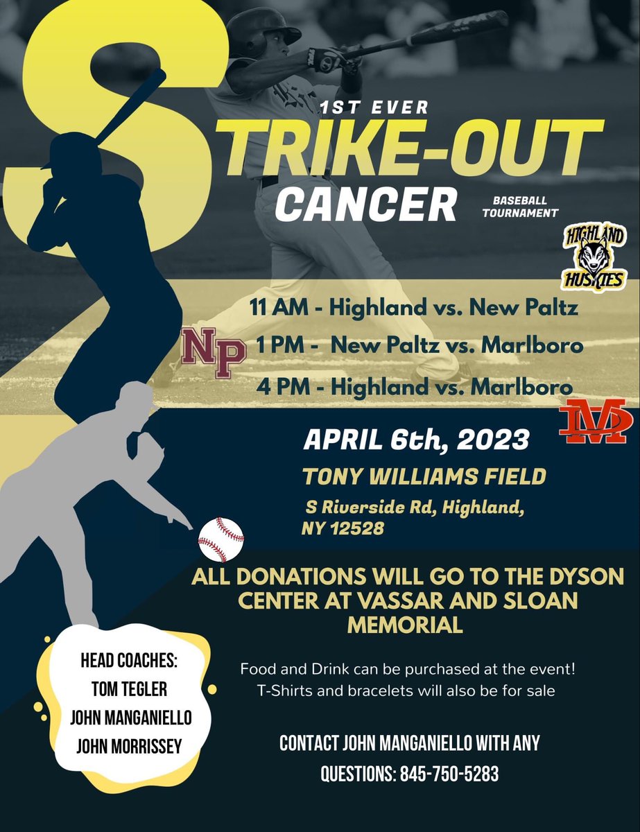 Who’s ready for the spring?? Come out on April 6th to support Huskies Baseball ⚾️ <a href="/huskynation845/">The Pack</a> <a href="/HighlandCSD/">Highland CSD</a> <a href="/SectionIXSports/">Section IX Athletics</a>