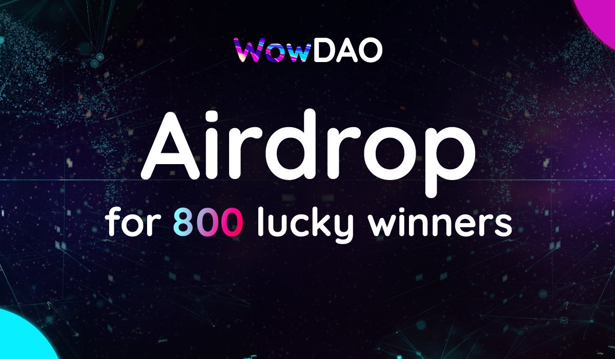 WowDAOAI's tweet photo. WowDAO is having the 1st retroactive airdrop campaign 🔥

Participate in our #Airdrop and earn up to 100 USDT for doing tasks.

Airdrop bot:
https://t.co/Az498sn4Yk…

800 lucky random participants will be rewarded on Mar 24. 

@WowAI_Official @WowDAOAI
 
#WowDAO https://t.co/iJzpeh0Mnn