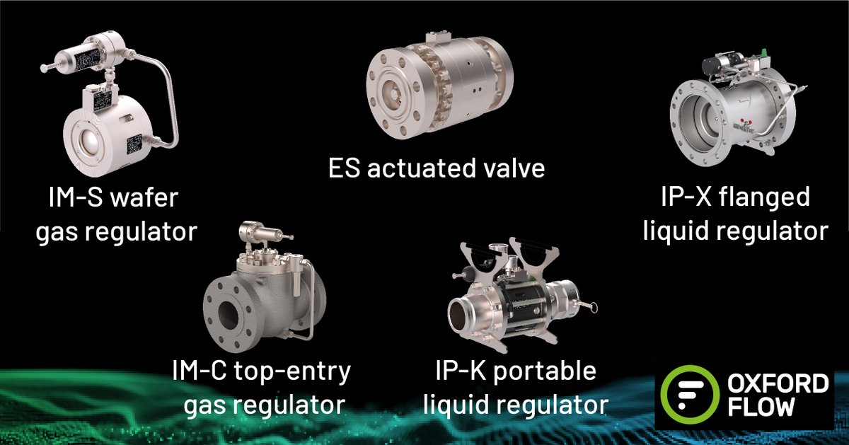 Oxford Flow valve range is suitable for various liquid & gas applications. Products include #controlvalves #isolationvalves #axialflowvalves #waferregulators #portableregulators #topentryregulators & more. oxford-flow.com @FluidHandIntl @ProcessingMag