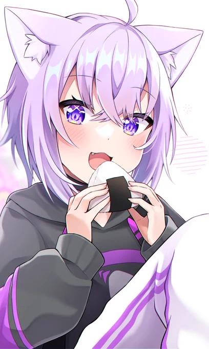 おかゆお誕生日おめでとう好きだ#絵かゆ#猫又おかゆ生誕祭2023↓背景無 