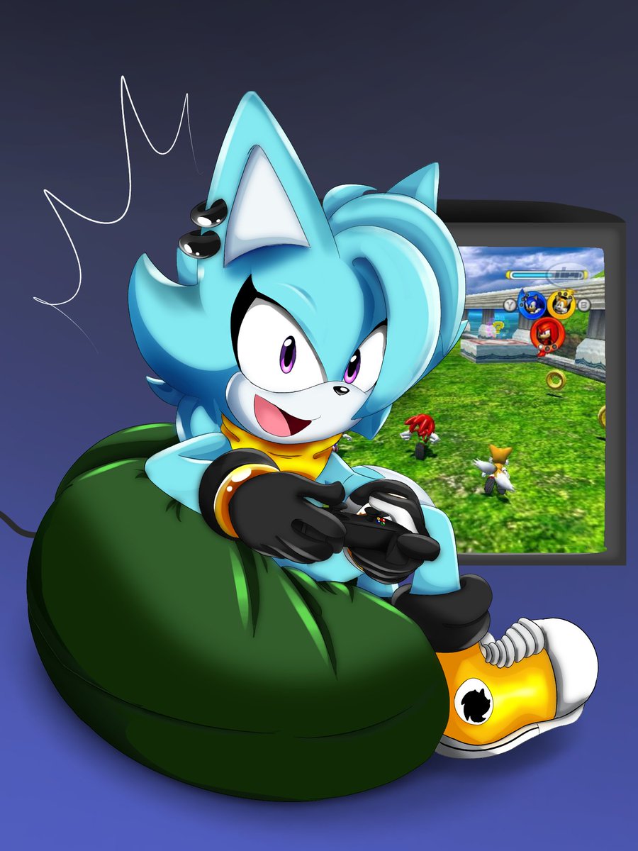 Mariyah47075275's tweet image. Sparki Playing Sonic Heroes 🎮🌀

Special gift for @SpindashMLGpro 

#sonicoc #fanart #sonicocsketch #sonicoccharacter #sonicocartist #sonicocfanart #drawing #sonicocart #sonicocartist #sonicocartwork #artist #SonicTheHedeghog #sonicheroes