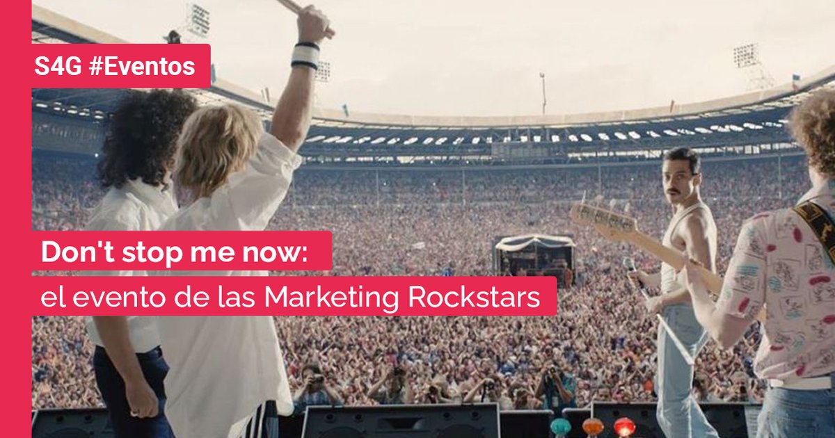 ¡Es hora de #Marketing y Rock -n- Roll! 🤟

Hoy presentamos 'Don't Stop me Now', el evento en el que música y marketing compondrán una melodía perfecta 🎼

¿Estás preparad@?

Lleva tu marketing al nº1 de los Top Charts 🚀👉 bit.ly/3lQO5bp

#MarketingAutomation