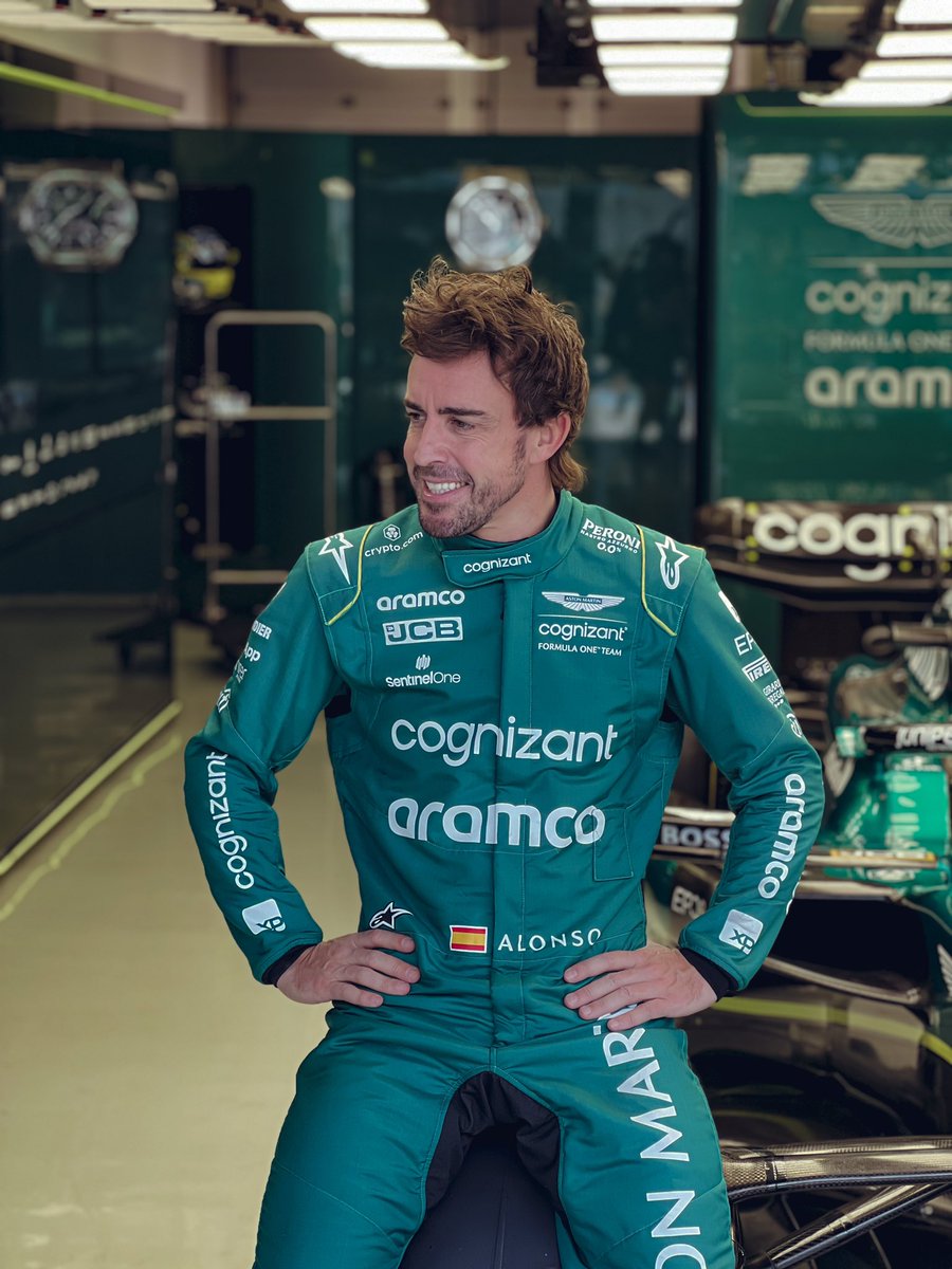 Aston Martin Aramco F1 Team on X: Fernando Alonso and his 2023 helmet. 😍  Need we say more?  / X