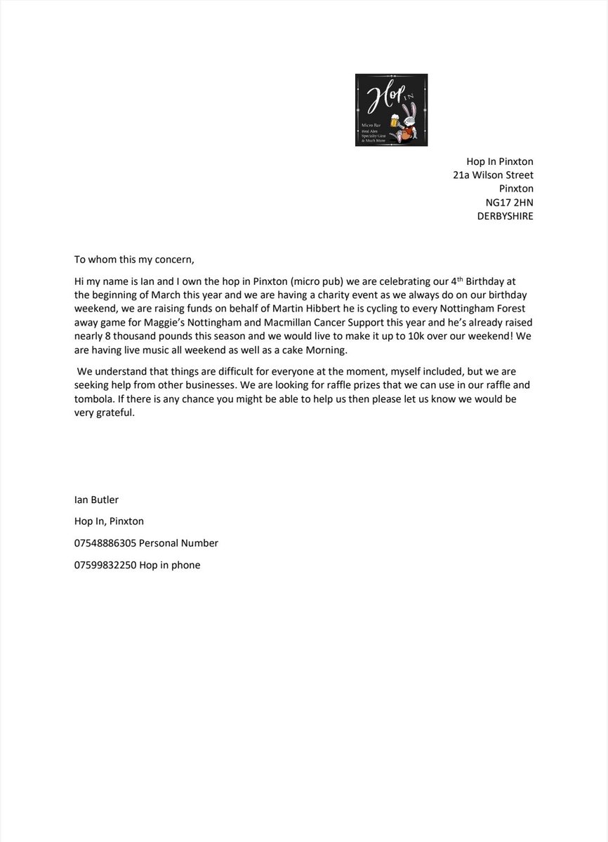 NFFCFancycles's tweet image. Hi All,
 We are looking for Raffle prizes for a charity event we are having soon. Currently, we are sending emails. Do you guys have any good ideas about where we could send them? Please message us. OR CAN YOU HELP? #NFFC