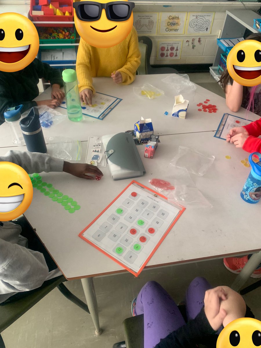 Ss <a href="/jmes/">🍃</a> loved increasing their fact fluency through Doubles Bump! @HRCE_Math #HRCEMath #HRCEmath