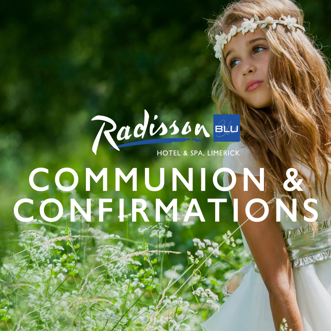 RadissonBluLimerick (@radissonblulime) on Twitter photo Looking for a communion/confirmation venue?
Look no further than the Radisson Blu Hotel and Spa Limerick.
Call 061 456 200 or email sales.limerick@radissonblu.com for more information and bookings Looking for a communion/confirmation venue?
Look no further than the Radisson Blu Hotel and Spa Limerick.
Call 061 456 200 or email sales.limerick@radissonblu.com for more information and bookings
